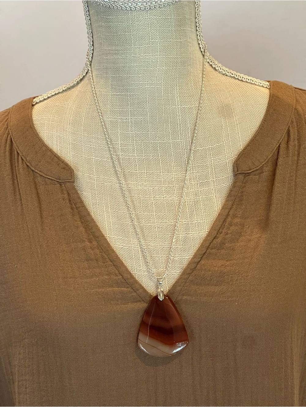 Carnelian Agate Necklace